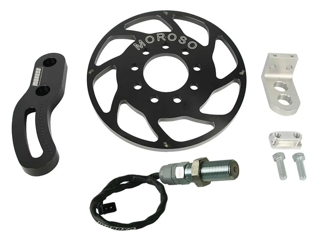 60008 – MOROSO Ignition Crank Trigger Kit, Big Block Chevy With 8 Inch Diameter Harmonic Balancer With Trigger wheel/...